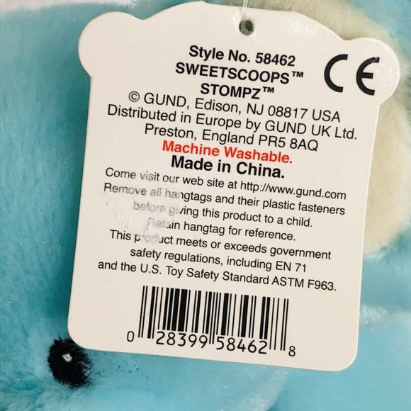 Baby Gund Sweetscoops Stompz Elephant Plush Sound - Picture 8 of 8